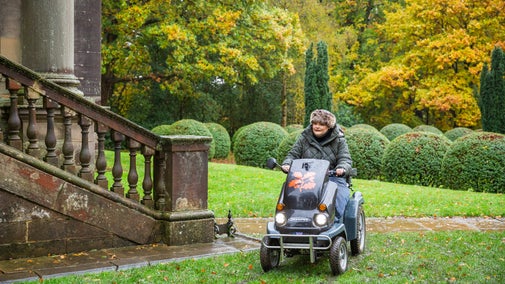 Wheelchair accessibility at Gibside